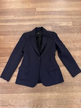 INDEX Women's Charcoal Gray Single Button Blazer - Size S
 b62